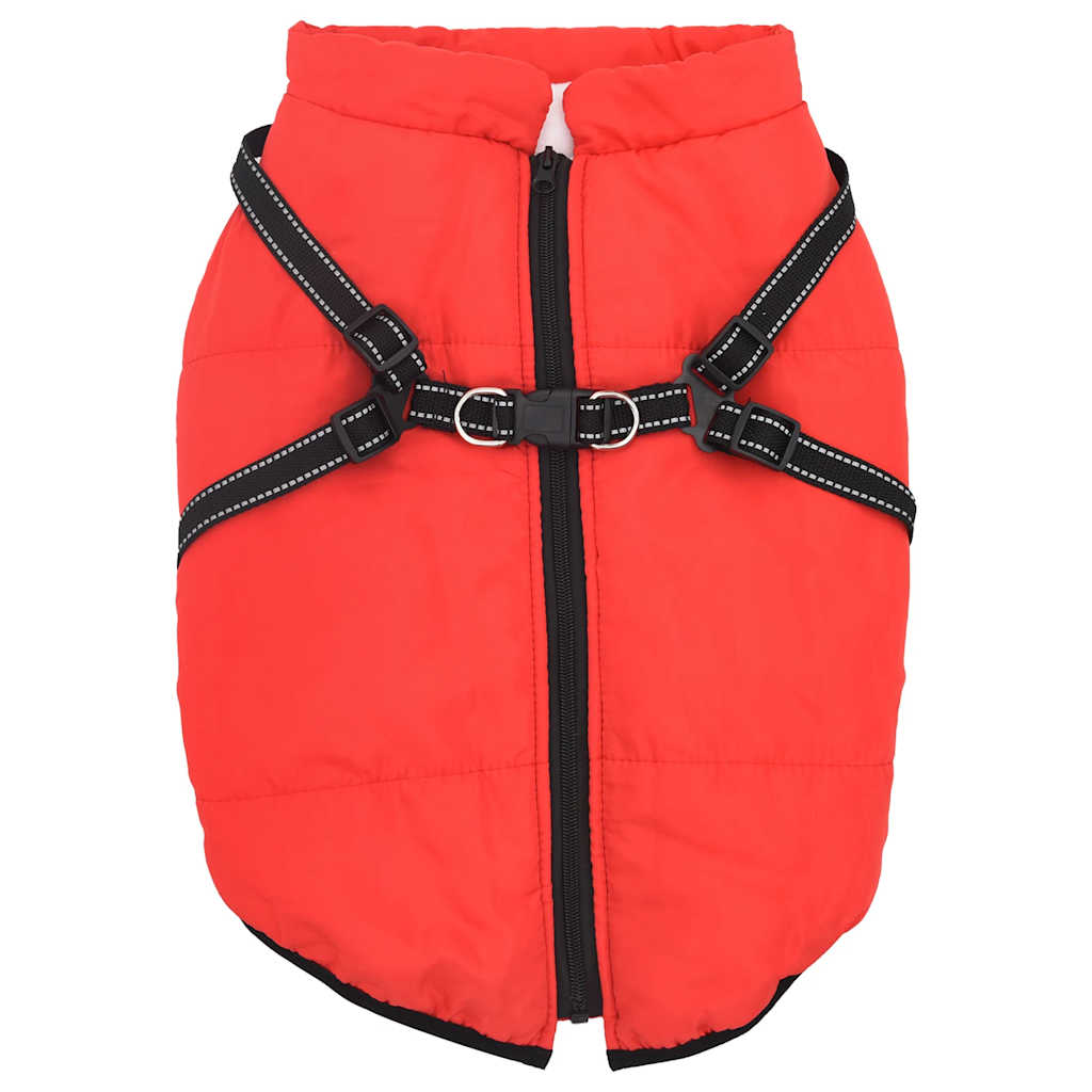 vidaXL Manteau pour chiens avec harnais imperméable réfléchissant 4XL