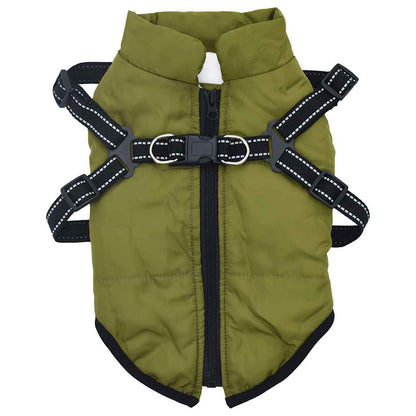 vidaXL Manteau pour chiens avec harnais imperméable réfléchissant S