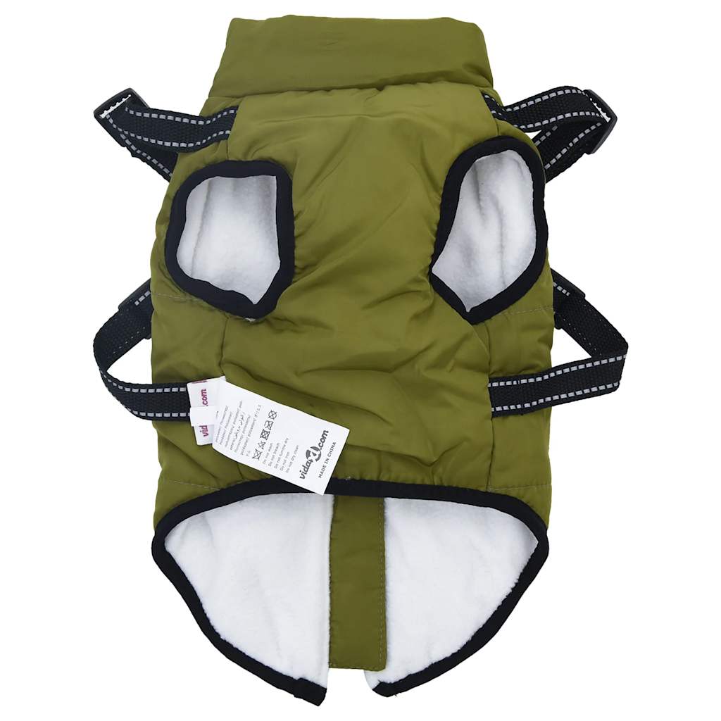 vidaXL Manteau pour chiens avec harnais imperméable réfléchissant S