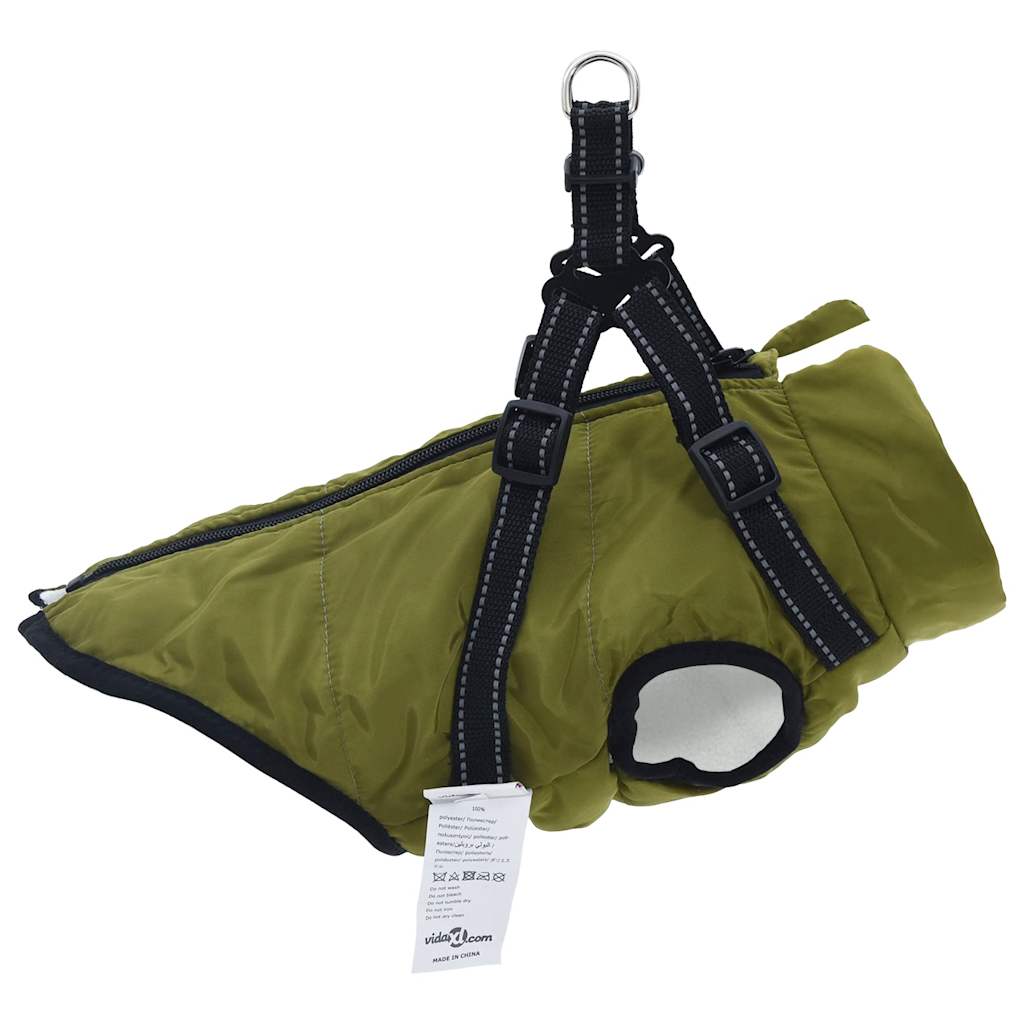 vidaXL Manteau pour chiens avec harnais imperméable réfléchissant XL
