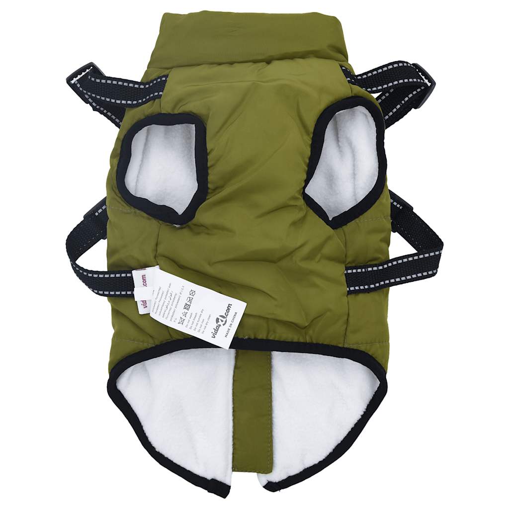 vidaXL Manteau pour chiens avec harnais imperméable réfléchissant XL