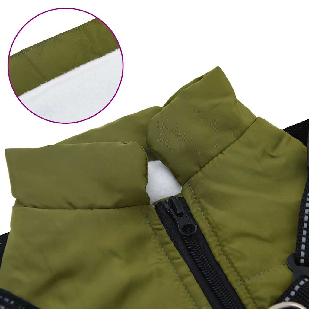 vidaXL Manteau pour chiens avec harnais imperméable réfléchissant XL