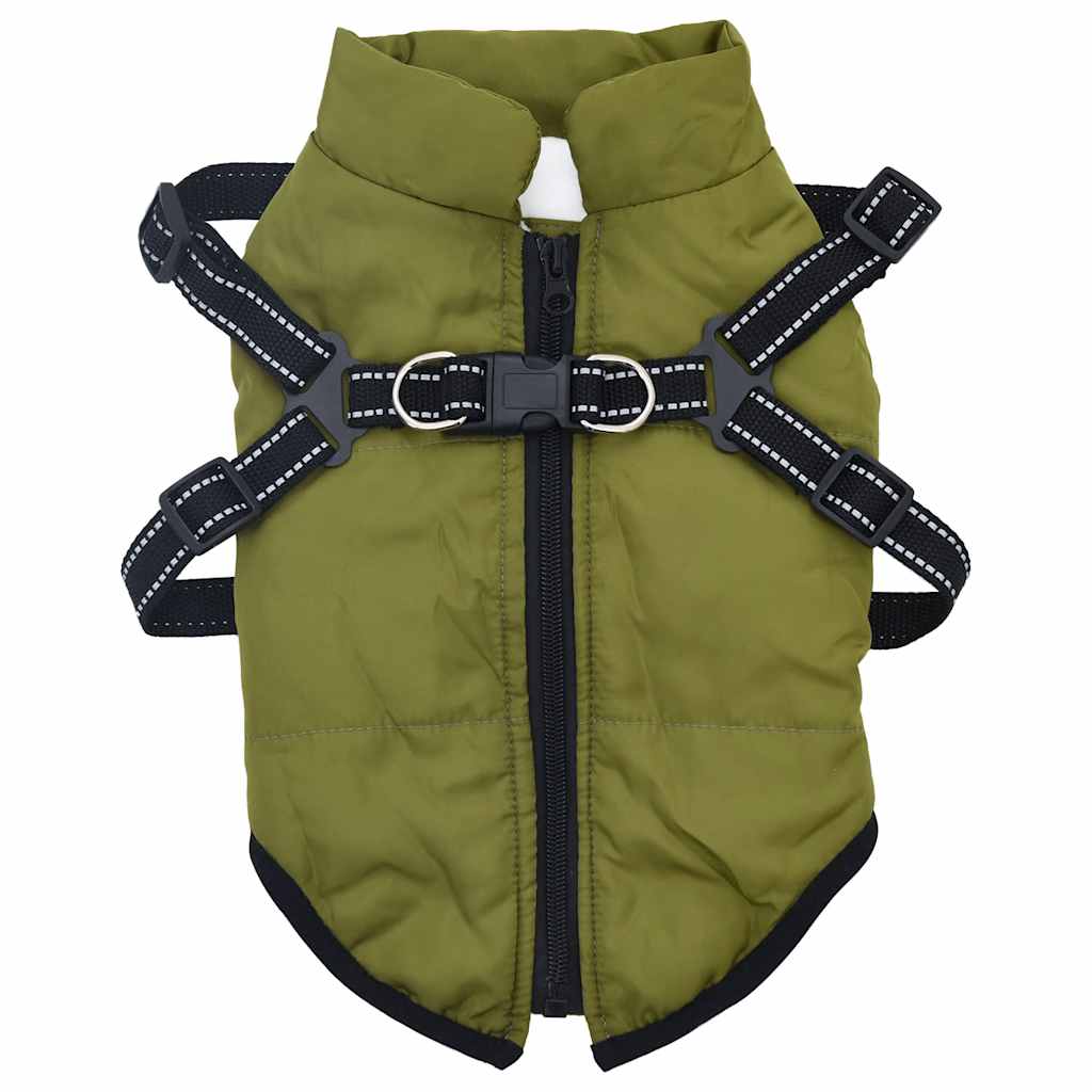 vidaXL Manteau pour chiens avec harnais imperméable réfléchissant 2XL