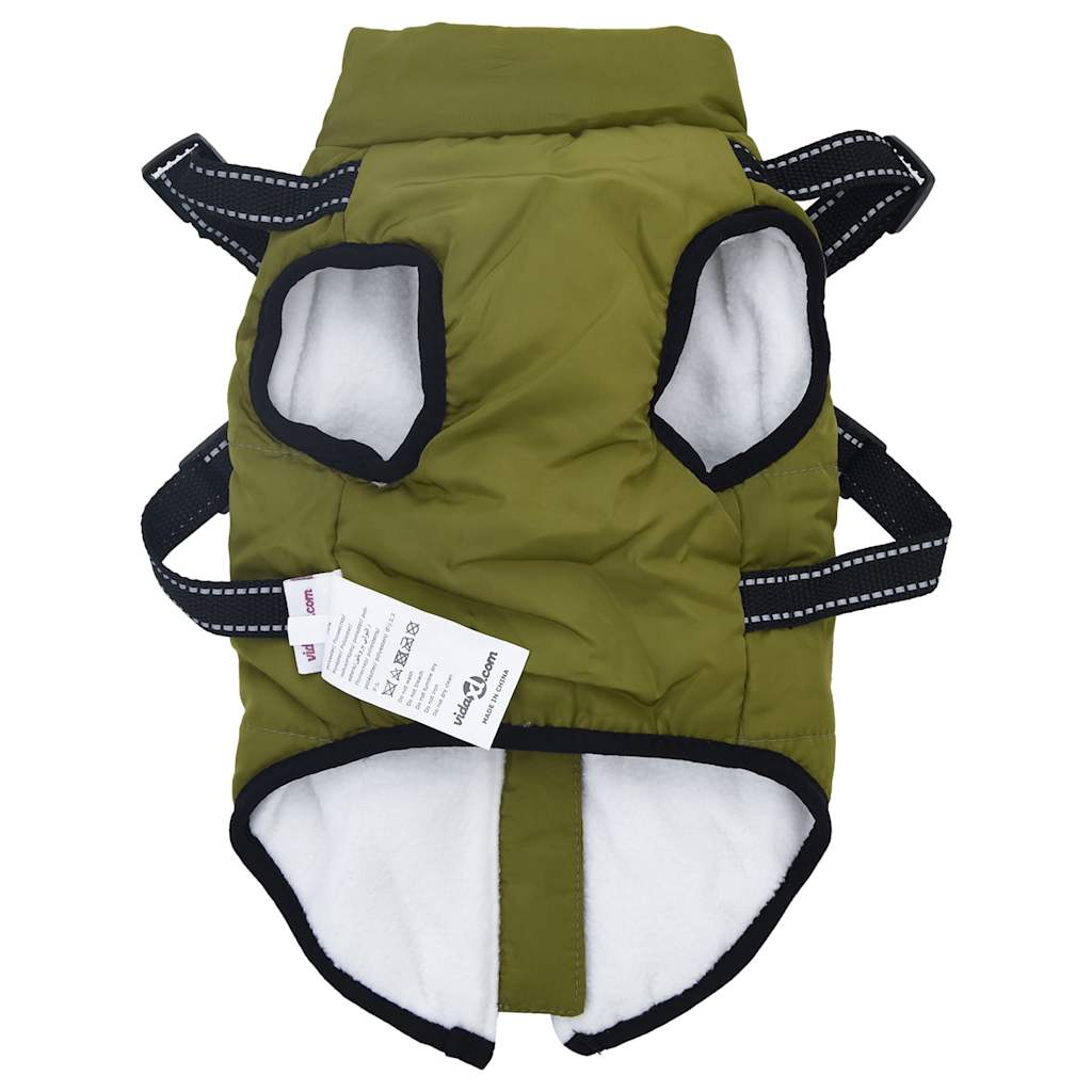 vidaXL Manteau pour chiens avec harnais imperméable réfléchissant 2XL