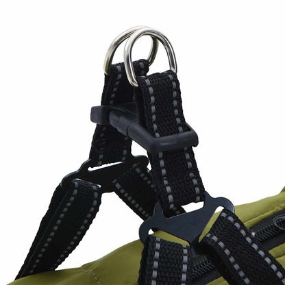 vidaXL Manteau pour chiens avec harnais imperméable réfléchissant 2XL