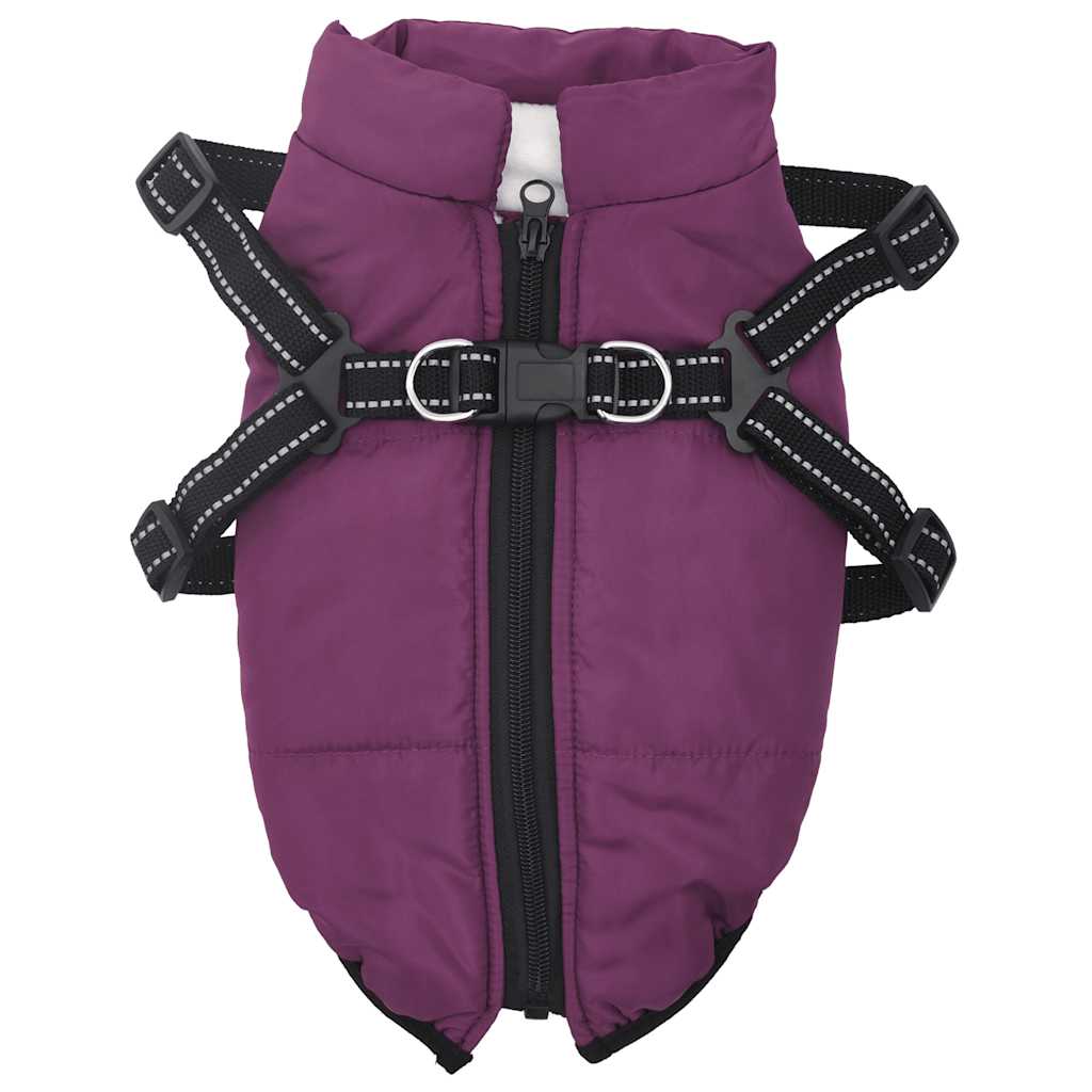 vidaXL Manteau pour chiens avec harnais imperméable réfléchissant S