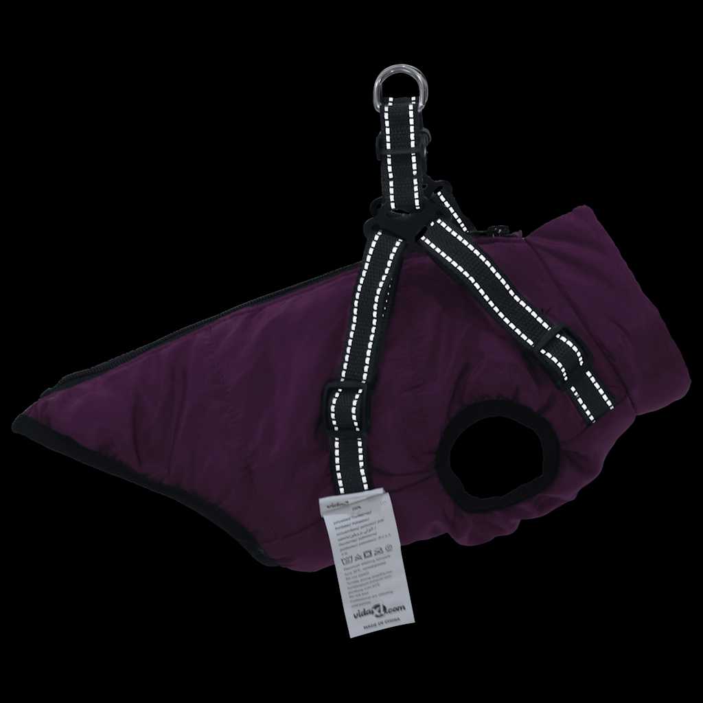 vidaXL Manteau pour chiens avec harnais imperméable réfléchissant S