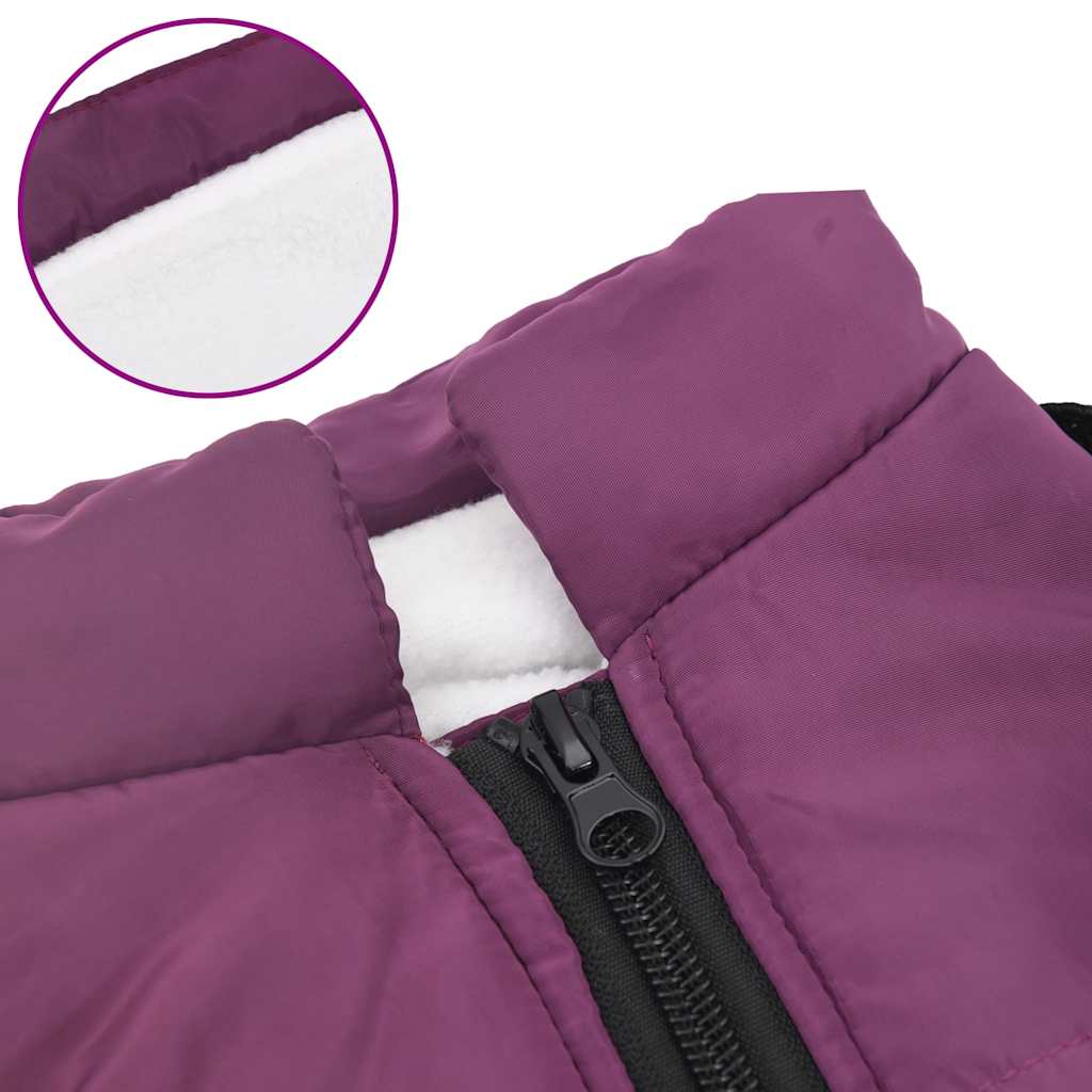 vidaXL Manteau pour chiens avec harnais imperméable réfléchissant S