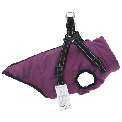 vidaXL Manteau pour chiens avec harnais imperméable réfléchissant L