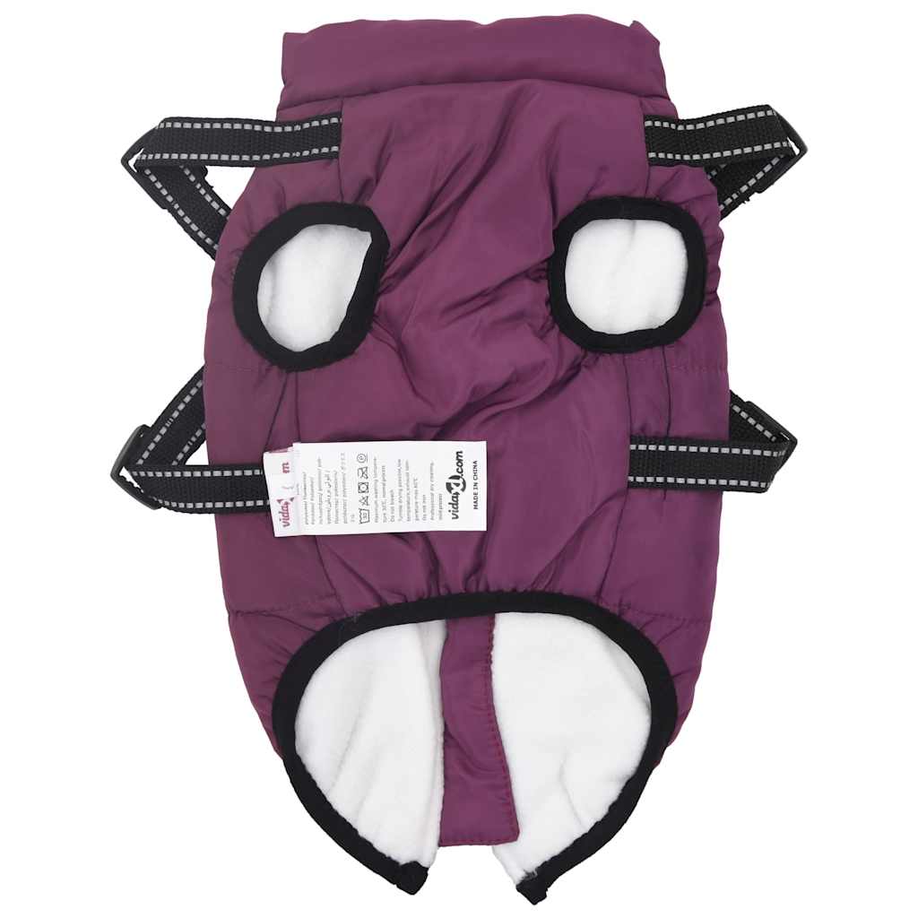 vidaXL Manteau pour chiens avec harnais imperméable réfléchissant L