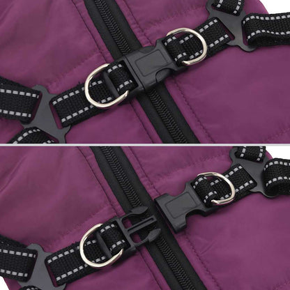vidaXL Manteau pour chiens avec harnais imperméable réfléchissant L