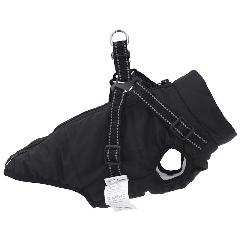 vidaXL Manteau pour chiens avec harnais imperméable réfléchissant S