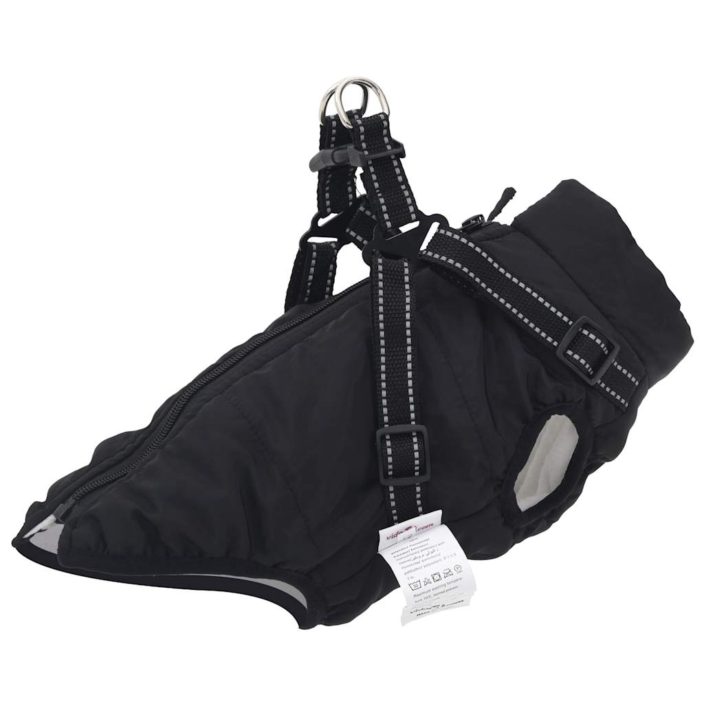 vidaXL Manteau pour chiens avec harnais imperméable réfléchissant M