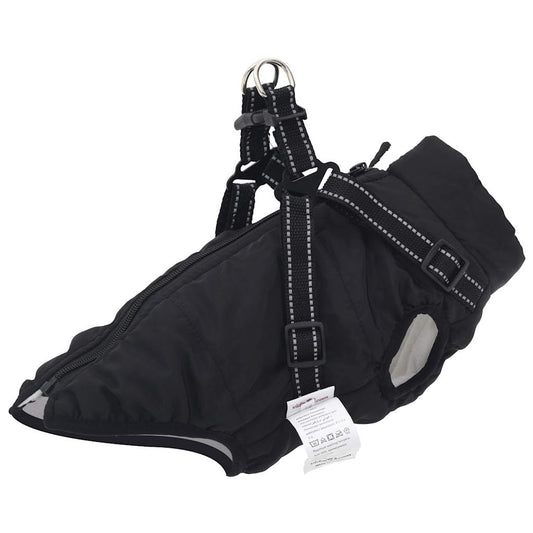 vidaXL Manteau pour chiens avec harnais imperméable réfléchissant M