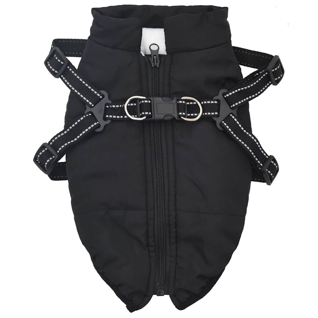 vidaXL Manteau pour chiens avec harnais imperméable réfléchissant M