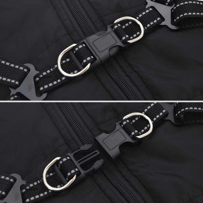 vidaXL Manteau pour chiens avec harnais imperméable réfléchissant L