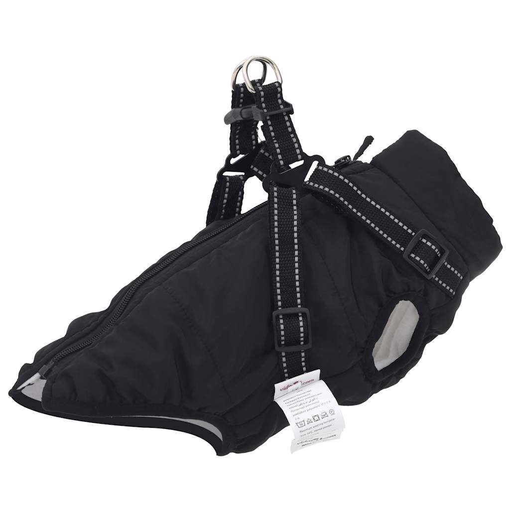 vidaXL Manteau pour chiens avec harnais imperméable réfléchissant XL