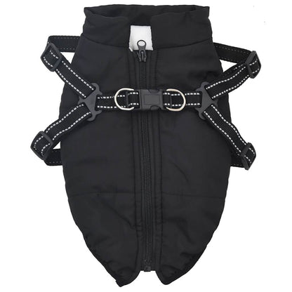 vidaXL Manteau pour chiens avec harnais imperméable réfléchissant XL