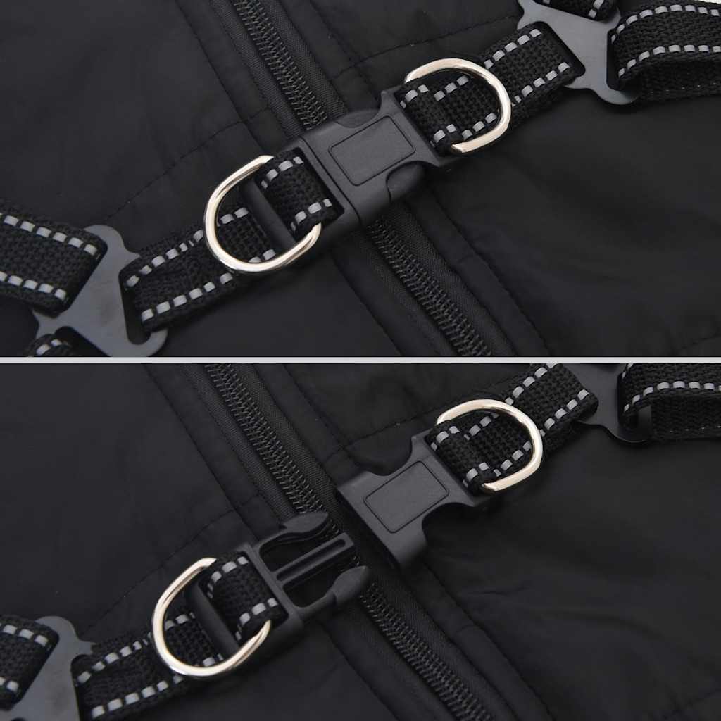 vidaXL Manteau pour chiens avec harnais imperméable réfléchissant XL