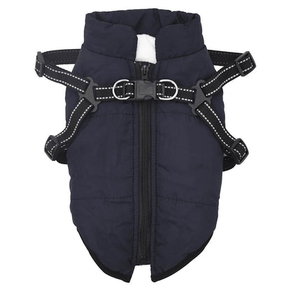 vidaXL Manteau pour chiens avec harnais imperméable réfléchissant S