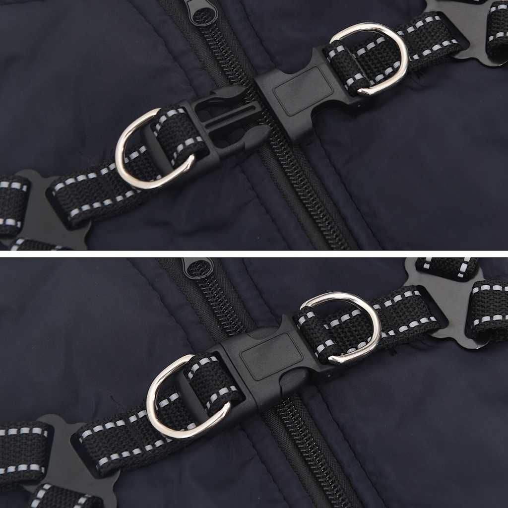 vidaXL Manteau pour chiens avec harnais imperméable réfléchissant S