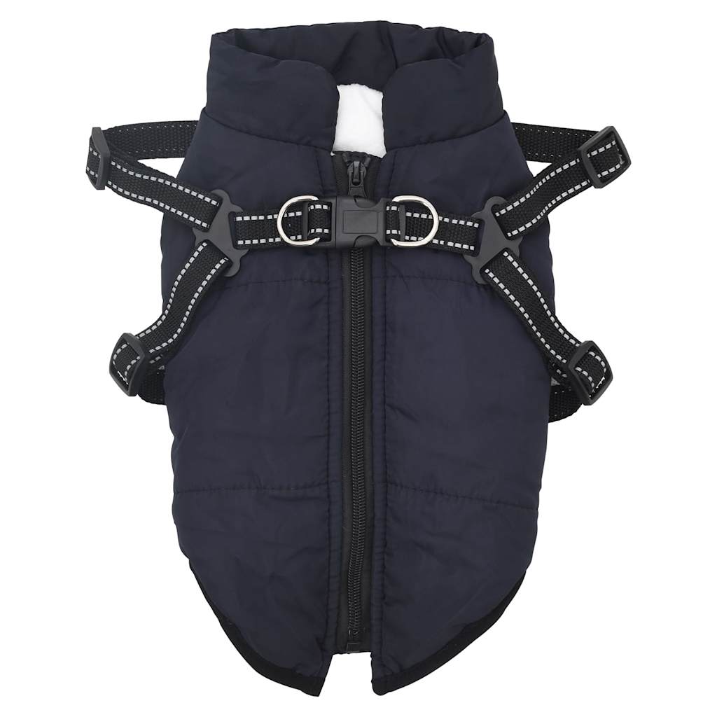 vidaXL Manteau pour chiens avec harnais imperméable réfléchissant M