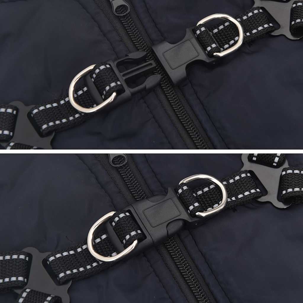 vidaXL Manteau pour chiens avec harnais imperméable réfléchissant M