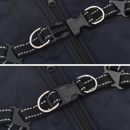 vidaXL Manteau pour chiens avec harnais imperméable réfléchissant M