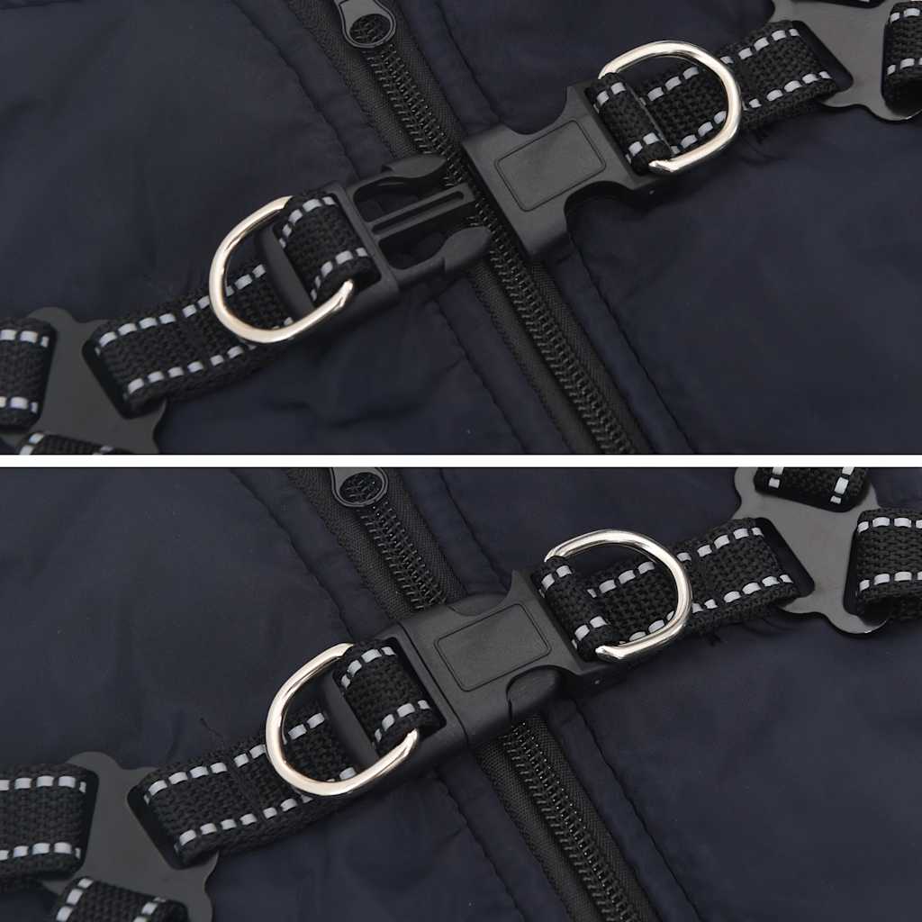vidaXL Manteau pour chiens avec harnais imperméable réfléchissant L