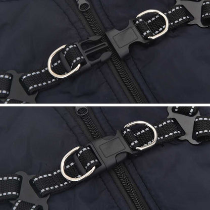 vidaXL Manteau pour chiens avec harnais imperméable réfléchissant L