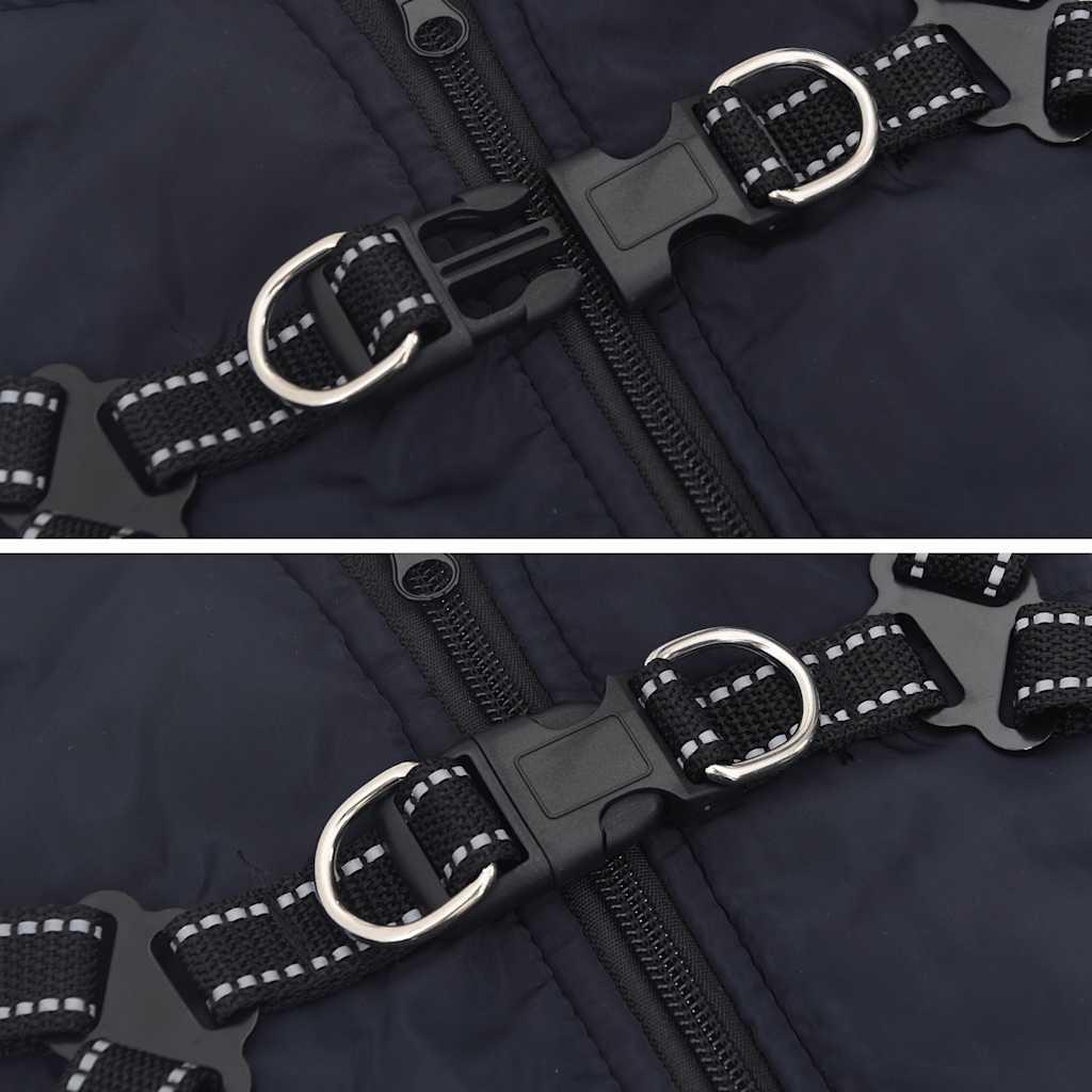 vidaXL Manteau pour chiens avec harnais imperméable réfléchissant XL