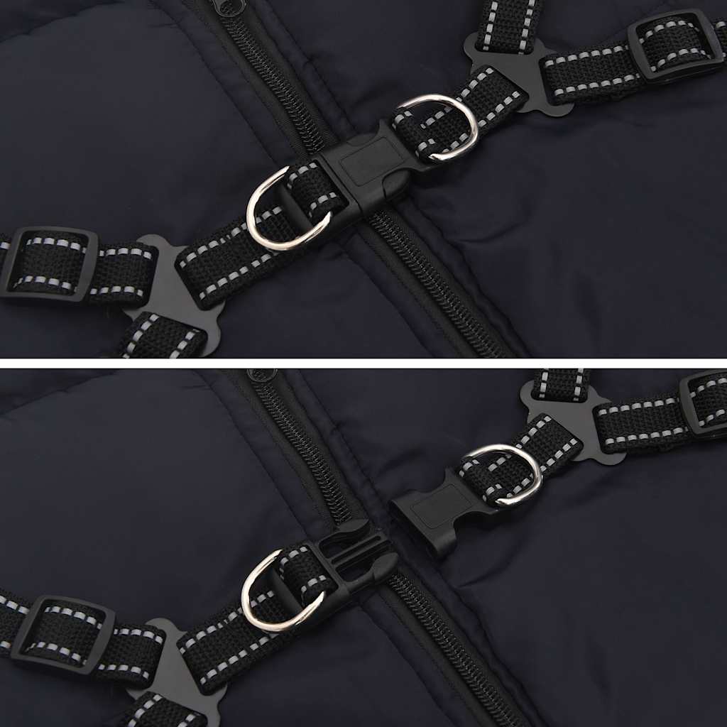 vidaXL Manteau pour chiens avec harnais imperméable réfléchissant 3XL