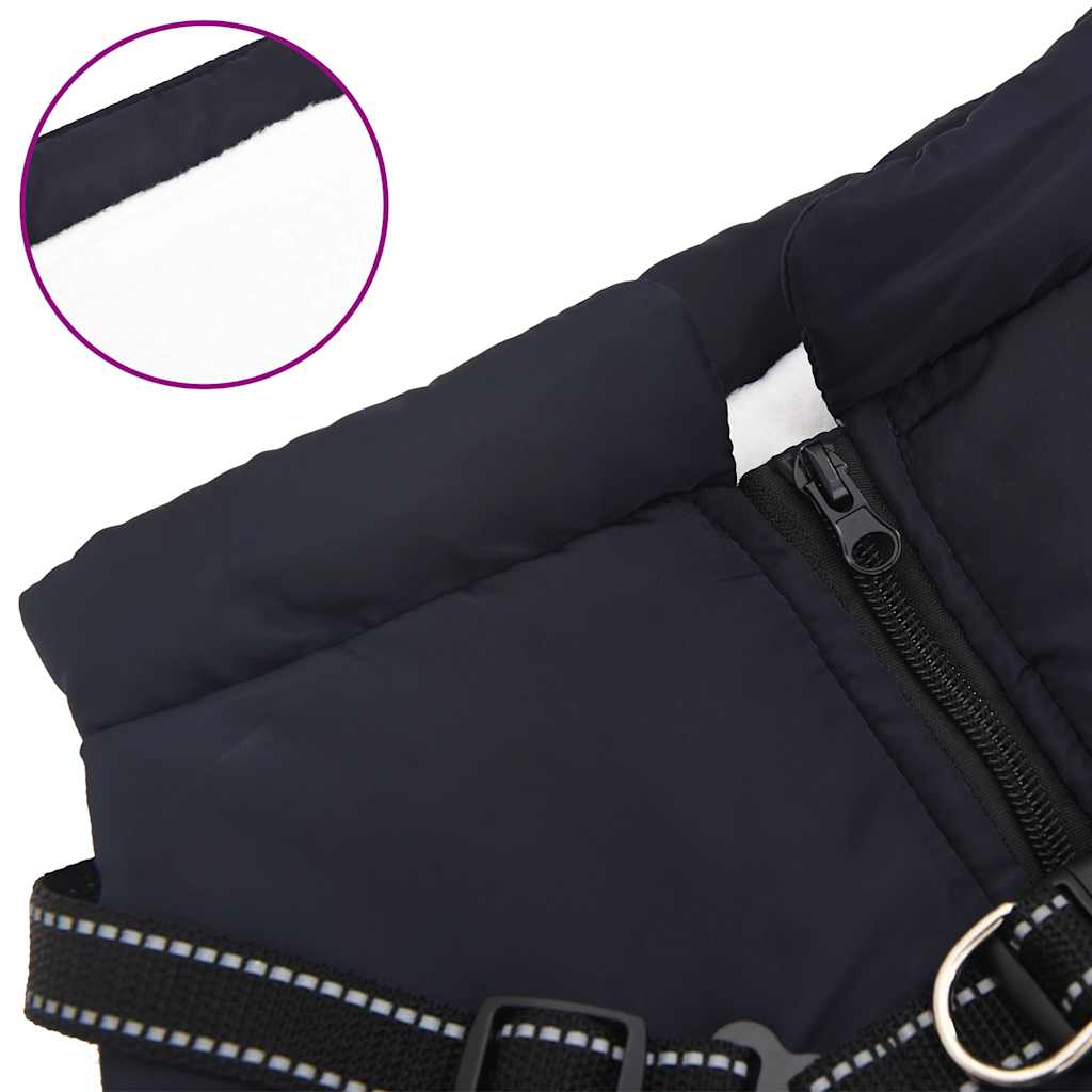 vidaXL Manteau pour chiens avec harnais imperméable réfléchissant 4XL