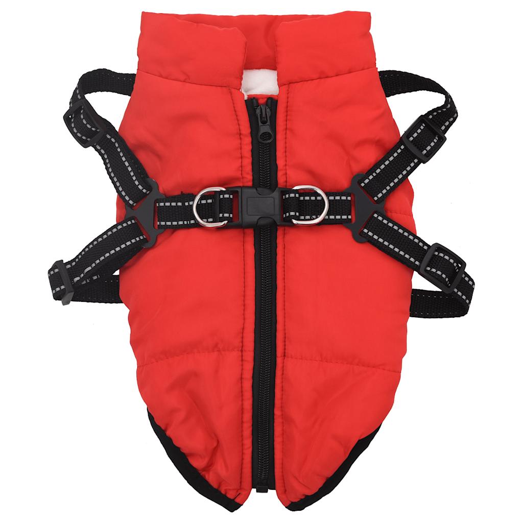vidaXL Manteau pour chiens avec harnais imperméable réfléchissant L