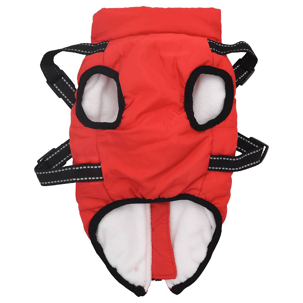 vidaXL Manteau pour chiens avec harnais imperméable réfléchissant L