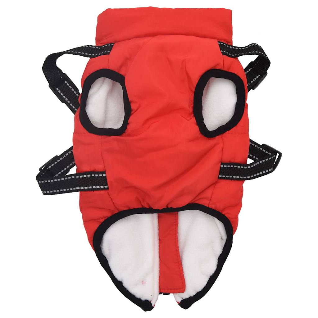 vidaXL Manteau pour chiens avec harnais imperméable réfléchissant 2XL