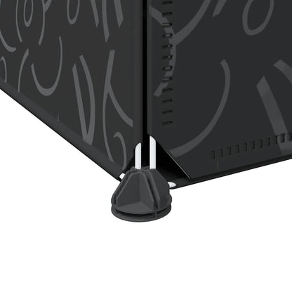 vidaXL Cubes de rangement 20 pcs avec tiges de suspension PP