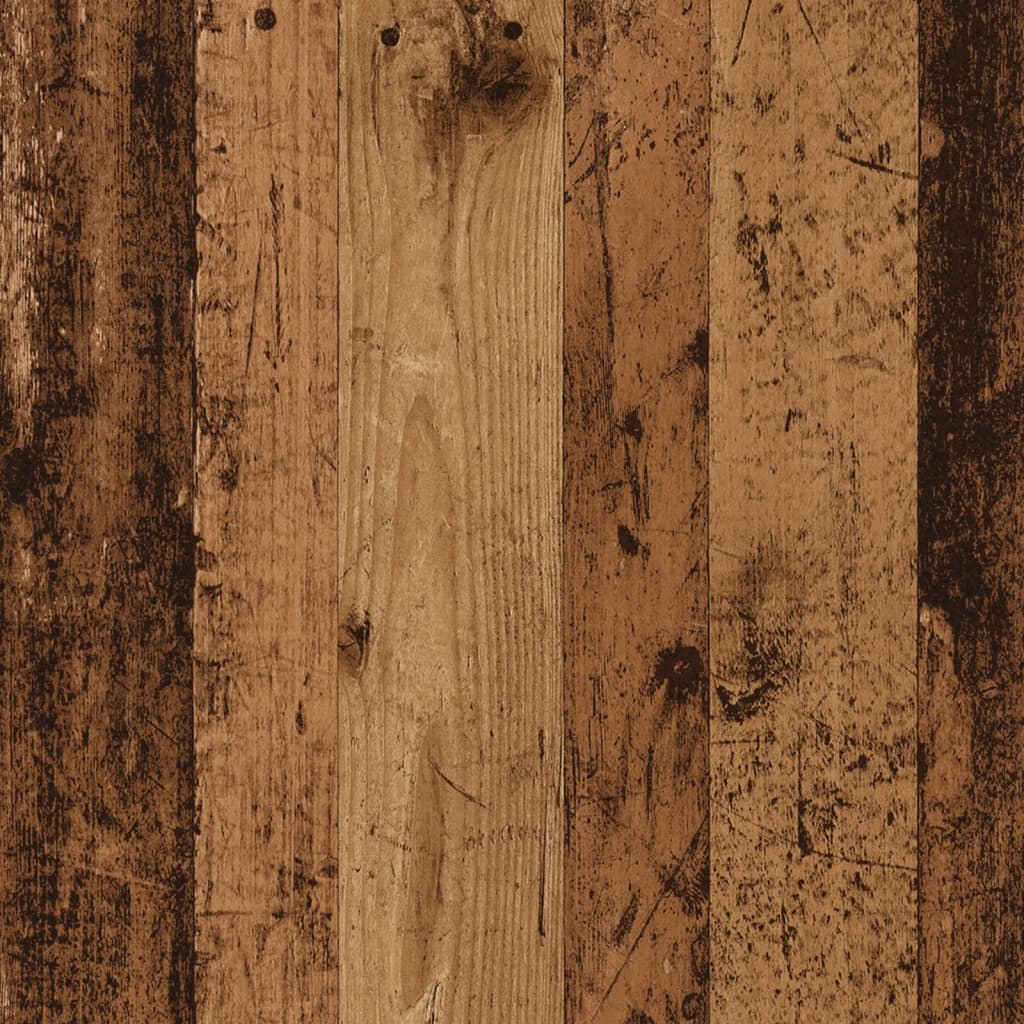 vidaXL Support de moniteur vieux bois 100x24x13 cm bois d'ingénierie