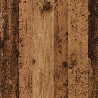 vidaXL Bureau avec étagères vieux bois 102x45x148 cm bois d'ingénierie