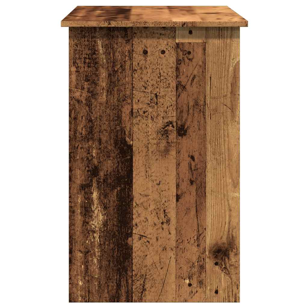 vidaXL Bureau vieux bois 100x50x76 cm bois d'ingénierie