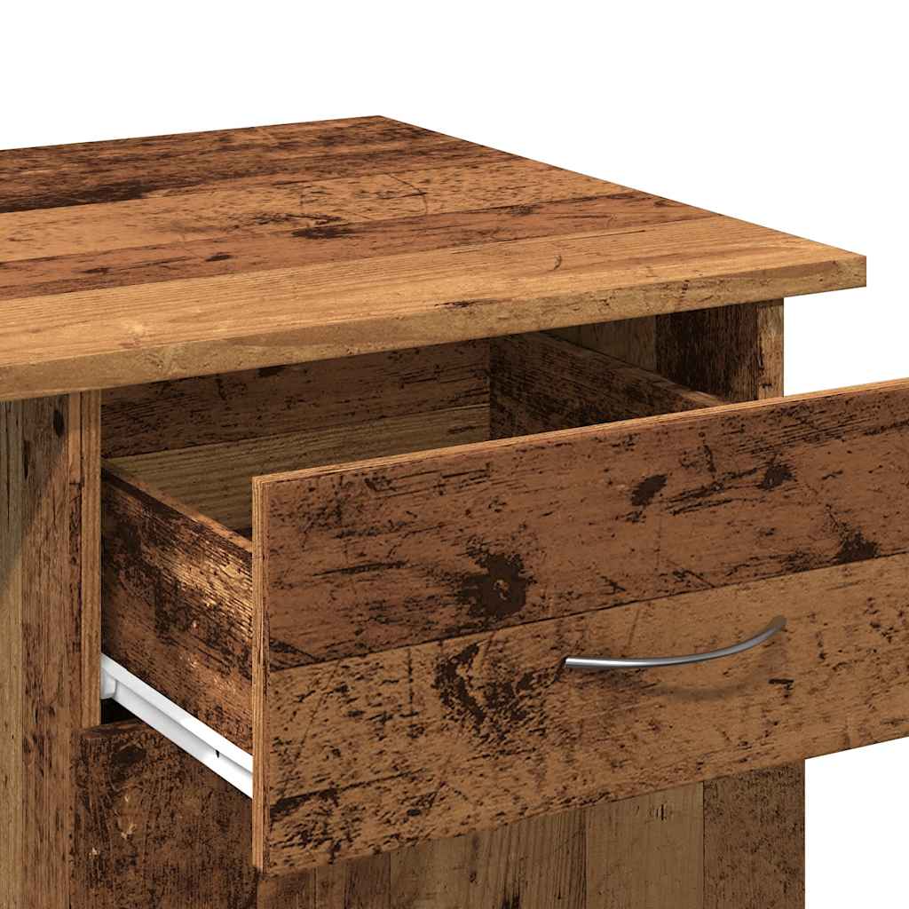 vidaXL Bureau vieux bois 100x50x76 cm bois d'ingénierie
