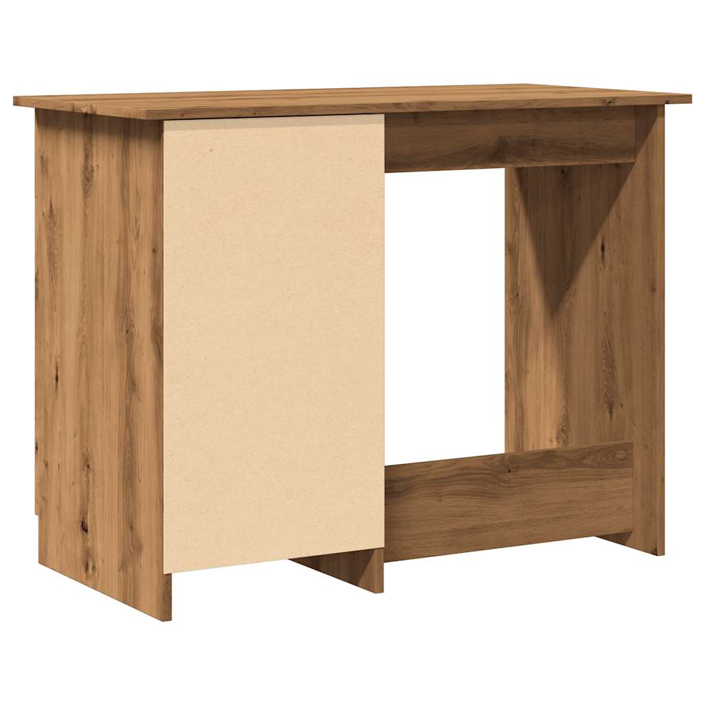 vidaXL Bureau chêne artisanal 100x50x76 cm bois d'ingénierie