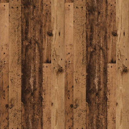vidaXL Bureau d'angle vieux bois 200,5x50x76 cm bois d'ingénierie