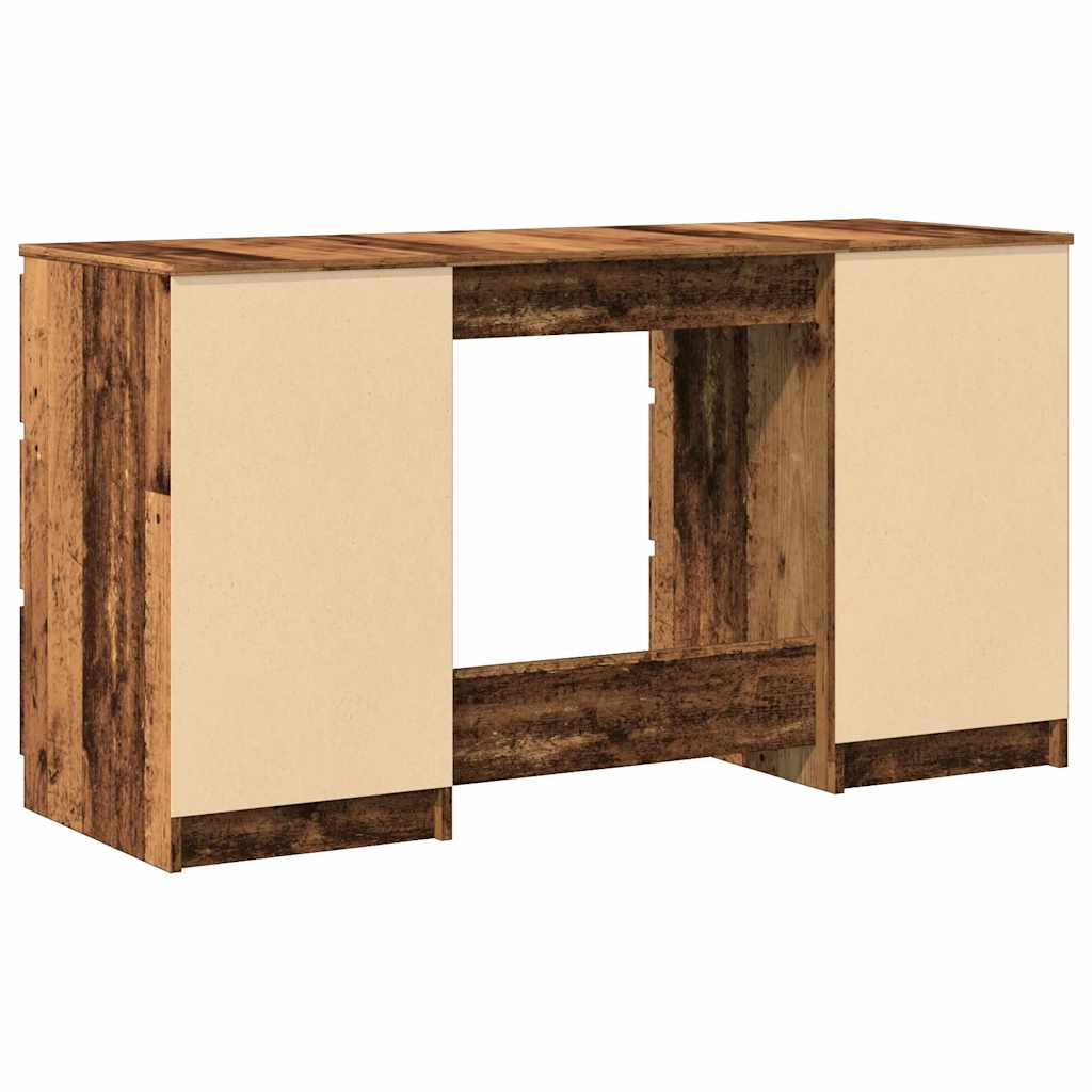 vidaXL Bureau vieux bois 140x50x77 cm bois d'ingénierie