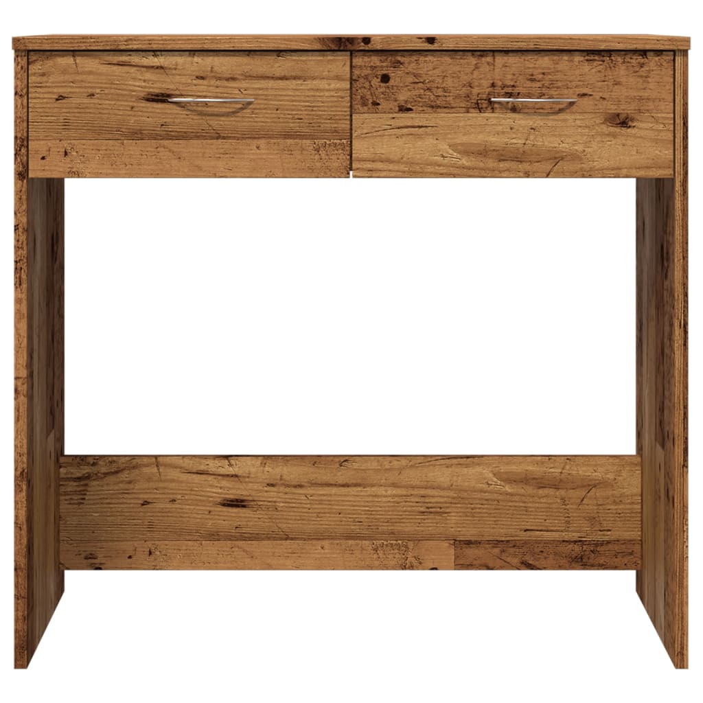 vidaXL Bureau style vieux bois 80x40x75 cm bois d'ingénierie