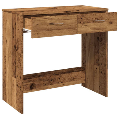 vidaXL Bureau style vieux bois 80x40x75 cm bois d'ingénierie