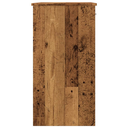 vidaXL Bureau style vieux bois 80x40x75 cm bois d'ingénierie