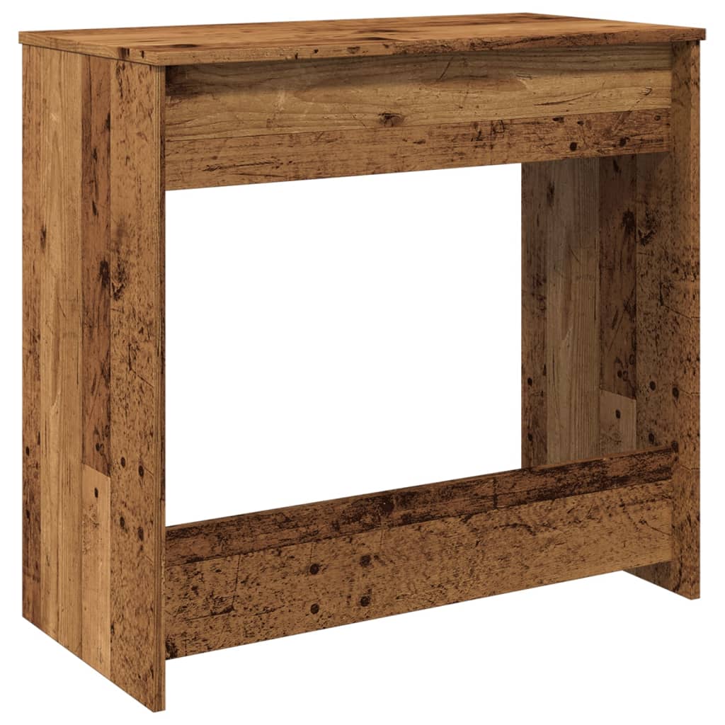 vidaXL Bureau style vieux bois 80x40x75 cm bois d'ingénierie
