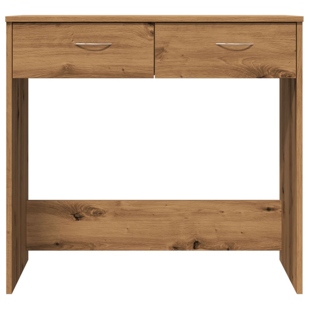 vidaXL Bureau chêne artisanal 80x40x75 cm bois d'ingénierie