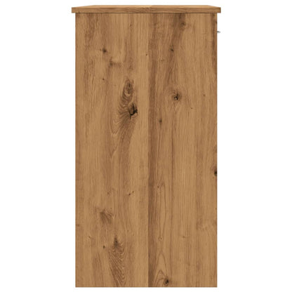 vidaXL Bureau chêne artisanal 80x40x75 cm bois d'ingénierie